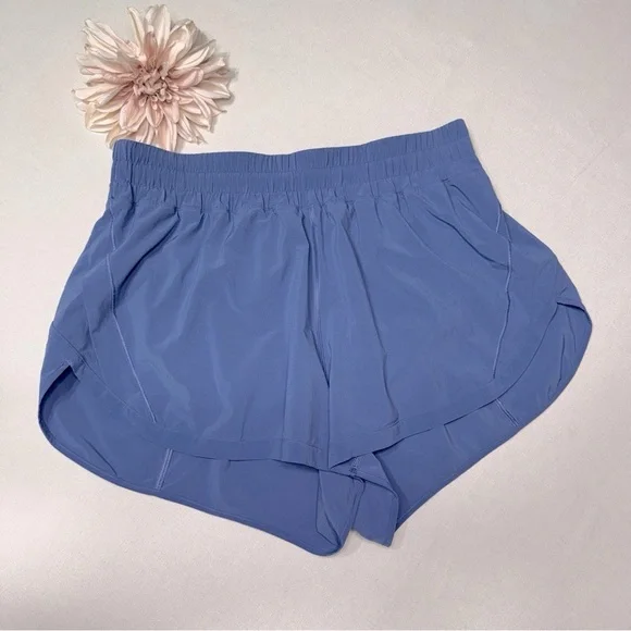 Lululemon Track That 3” High Rise Athletic Shorts Water Drop Blue 12 - Picture 6 of 10